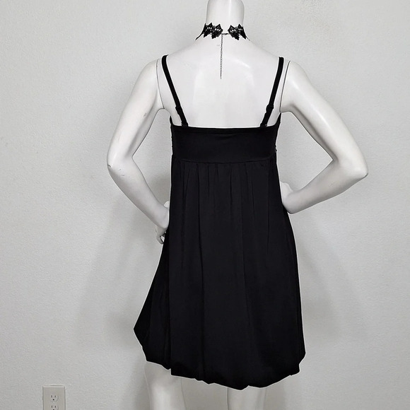 INC International Concepts Black Witchigoth Sequin Fairygoth Mini Dress Size S - Picture 5 of 10